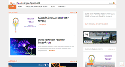 Desktop Screenshot of desavarsirespirituala.ro